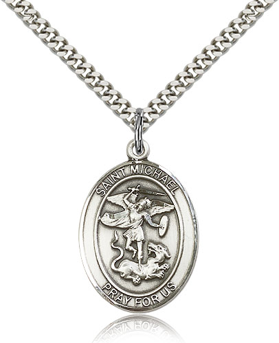 ST. Michael the Archangel Sterling Silver