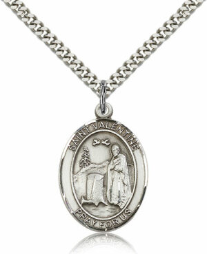 ST. Valentine of Rome Sterling Silver