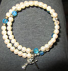 First Communion Full Rosary Bracelet
